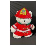 Santabear Fire Safety Bear & Coca-Cola Polar Bear Plush Set with Safety Tips Booklet