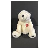 Santabear Fire Safety Bear & Coca-Cola Polar Bear Plush Set with Safety Tips Booklet