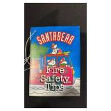 Santabear Fire Safety Bear & Coca-Cola Polar Bear Plush Set with Safety Tips Booklet