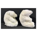 Coca-Cola Polar Bear Plush Pair - 1994 & 1995 Year-Embroidered Feet