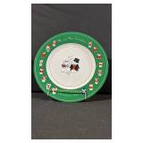 Coca-Cola Polar Bear Plush & Mr. And Mrs. Santabear Christmas Plate - Wedding (Lot of 2)