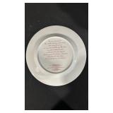 Coca-Cola Polar Bear Plush & Mr. And Mrs. Santabear Christmas Plate - Wedding (Lot of 2)
