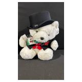 Wedding Teddy Bear Duo - Bride & Groom Plush Bears in Formal Attire (Top Hat 2000)