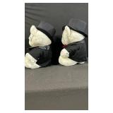 The Santa Bear Twin Plush Bears in Top Hats & Tuxedos (Lot of 2)