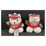 Santabear Sing-A-Long Plush Bears - Holiday Knit Sweaters & Hats