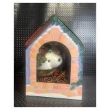 Santabear Second Edition Santa Bear Plush in Holiday House Gift Box - 1994