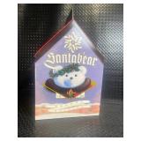 Santabear Second Edition Santa Bear Plush in Holiday House Gift Box - 1994