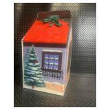 Santabear Second Edition Santa Bear Plush in Holiday House Gift Box - 1994