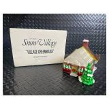 Department 56 The Original Snow Village Village Greenhouse Handpainted Ceramic