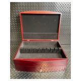 Wooden Jewelry Box with Foam Insert and Slotted Tray