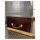 Wooden Jewelry Box with Foam Insert and Slotted Tray