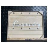 Family Is Forever Wood Wall Sign - Rustic Plank Decor