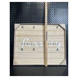 Family Is Forever Wood Wall Sign - Rustic Plank Decor