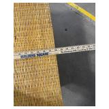 Vintage Rattan Wicker Storage Trunk with Lift-Top Lid and Wood Interior