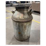 Antique Milk Can - Large Vintage Dairy Container with Side Handles