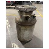 Antique Milk Can - Large Vintage Dairy Container with Side Handles
