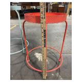Three Vintage Metal Round Nesting Tables - Turquoise Blue, Mint Green & salmon