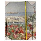 Three-Panel Beach Landscape Triptych - Impressionist Seascape Canvas Art