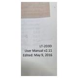 Laser Products LT-2D3D Laser Template - US Version with Manual & Accessories