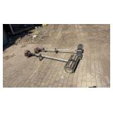 (2) Shindaiwa Power heads w/ Rubber Paddle Drum Attachments,
