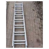 (2) extension ladders, one marked Werner
