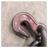 (2) Ratchet load binders; hitch pieces