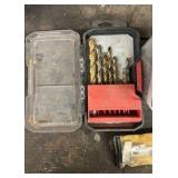 Drill bits: Silver & Deming, Bosch, Irwin