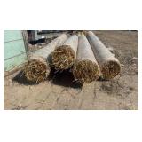 (4) Double net straw erosion blankets