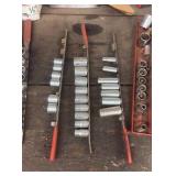 Sockets + Husky combination wrench set