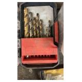Drill bits: Silver & Deming, Bosch, Irwin