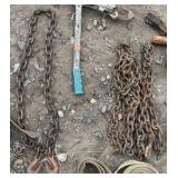 Ratchet straps, chains