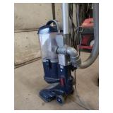 Shark Navigator Deluxe upright vacuum NV360; (2) shop vacs
