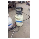 Krause and Becker paint mixer, 2 garden sprayers
