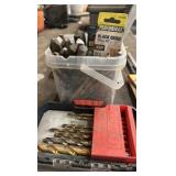 Drill bits: Silver & Deming, Bosch, Irwin