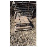(21) pallets of flagstone, wall bricks caps