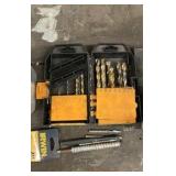 Drill bits: Silver & Deming, Bosch, Irwin