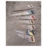 Wheelbarrow lot of assorted tools