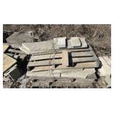 (37) Pallets of Flagstone, pavers, granite steps and more