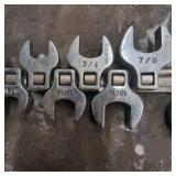 (4) CROW Foot Wrench sets