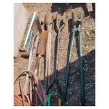 Yard tools and pots