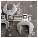 (4) CROW Foot Wrench sets