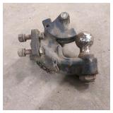 (2) Ratchet load binders; hitch pieces