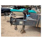 1989 Tandem-axle flatbed equipment trailer