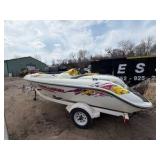 '97 Sea-Doo Speedster (Bombardier) Jet Boat w/ Shoreland'r trailer