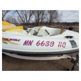 '97 Sea-Doo Speedster (Bombardier) Jet Boat w/ Shoreland'r trailer