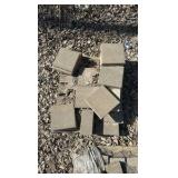 (16) Pallets of concrete pavers