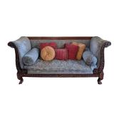 ML - Empire Style Carved Wood Sofa