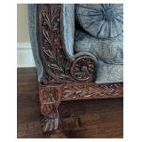 ML - Empire Style Carved Wood Sofa