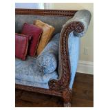 ML - Empire Style Carved Wood Sofa