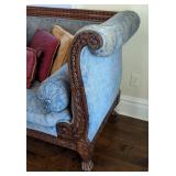 ML - Empire Style Carved Wood Sofa